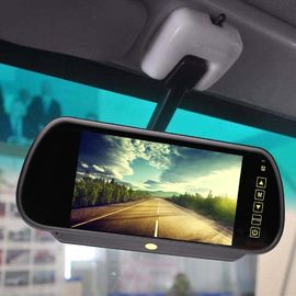 Customized 7 Inch Rearview Mirror LCD Monitor , Wireless Backup Camera With Chrome